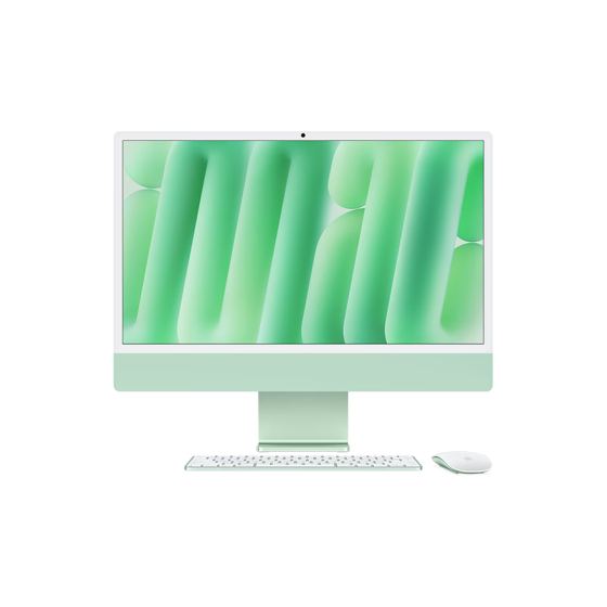 Apple/苹果AI/iMac24英寸M4(8+8核)16G 1T绿色一体式电脑Z1E40003B